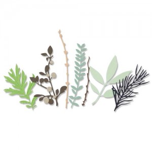 Thinlits die Hidden Leaves - Sizzix