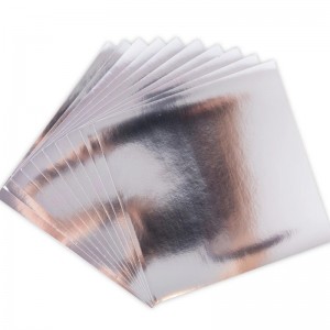 10 aluminium metal sheets silver 15x15 cm - Sizzix
