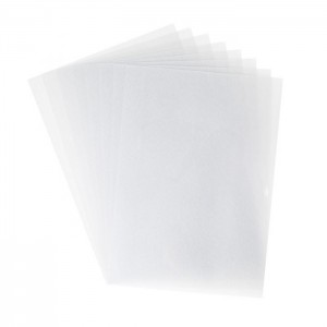 8 sheets metallic shrink plastic silver - Sizzix