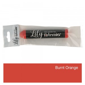 Stick Lily Burnt orange peinture à l'huile - Artemio