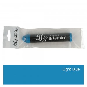 Stick Lily Light blue peinture à l'huile - Artemio