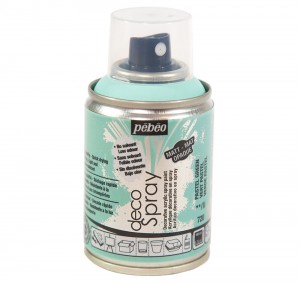 Peinture vert pastel - acrylique mat en bombe - 100 ml - Pébéo