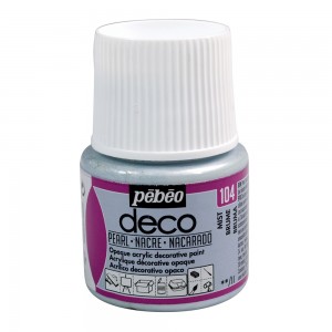Peinture brume - acrylique nacre - opaque - 45 ml - déco - Pébéo