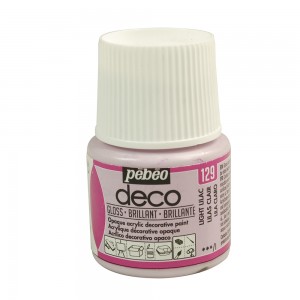 Peinture lilas clair  - acrylique brillante - 45 ml - Pébéo