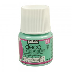 Peinture aqua  - acrylique brillante - 45 ml - Pébéo