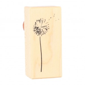 Tampon pissenlits 26x57 mm - bois - Artemio