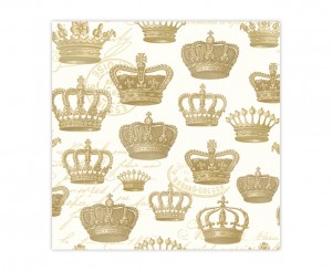 20 serviettes majesty gold papier 25x25 cm - Sniff