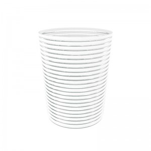 Seau a champagne blanc 15 cm - mélamine - Zak Design