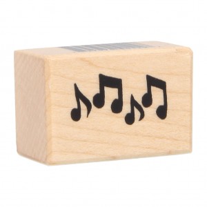 Tampon notes 26x26 mm - bois - Artemio 