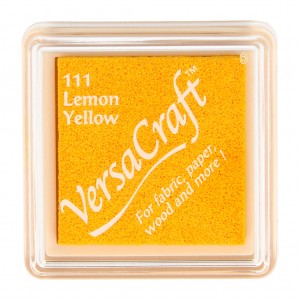 Encreur lemon yellow mini Versacraft - Tsukineko