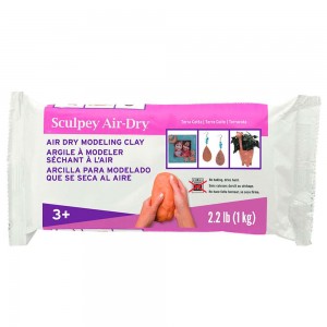 Argile Air-dry bright terra cotta 1kg - Sculpey