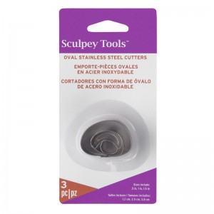 3 emporte-pièces ovale – Premo - Sculpey