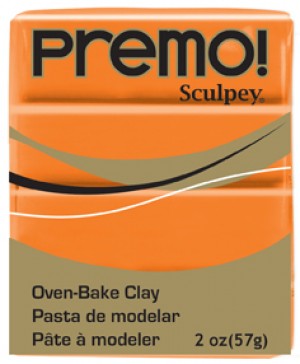Premo orange - pâte 57 gr - Sculpey