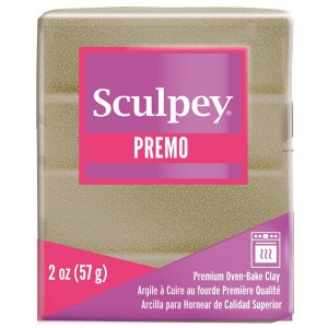 Premo Yellow Gold Glitter - pâte 57 gr - Sculpey