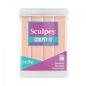 Pâte III peach - 57 gr - Sculpey