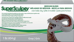 Super Sculpey medium - gris - 454 gr - Sculpey