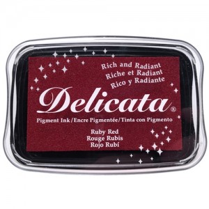 Encreur Delicata  ruby red - Tsukineko