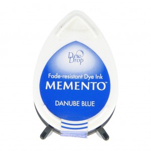 Goutte d'encre danube blue - Memento Tsukineko
