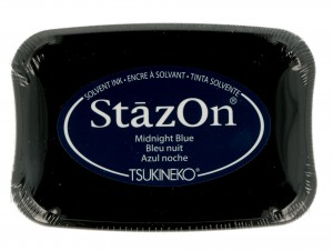 Encreur midnight blue - Stazon Tsukineko