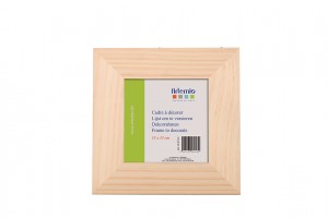 Cadre photo 13x13 cm - 21x21 cm - bois - Artemio