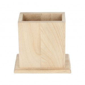 Porte-crayons 12x7x11,5 cm bois - Artemio