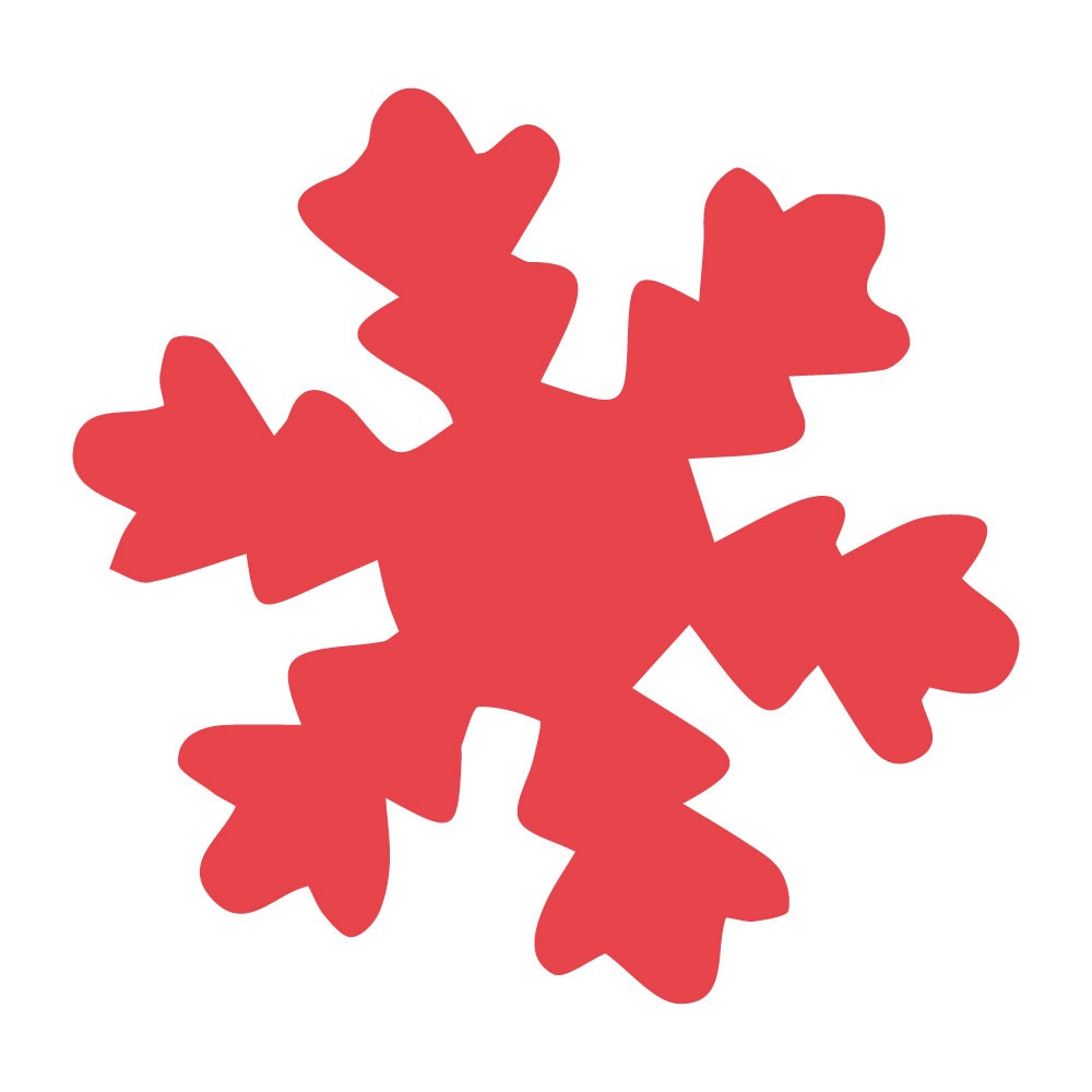Pons sneeuwvlok - 2.5 cm - Artemio