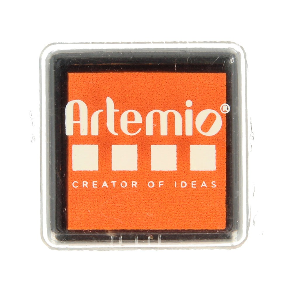 Stempelkussen orange - 3x3 cm - Artemio