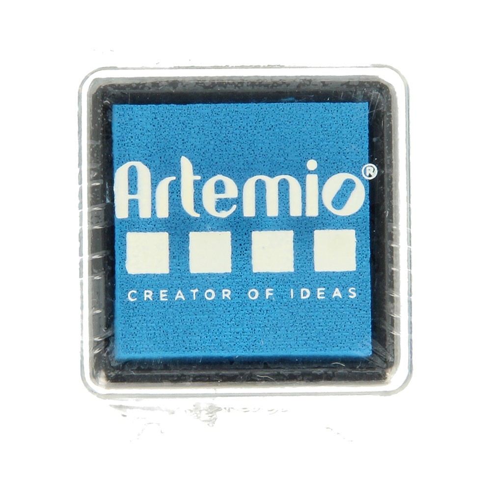Stempelkussen cyan - 3x3 cm - Artemio