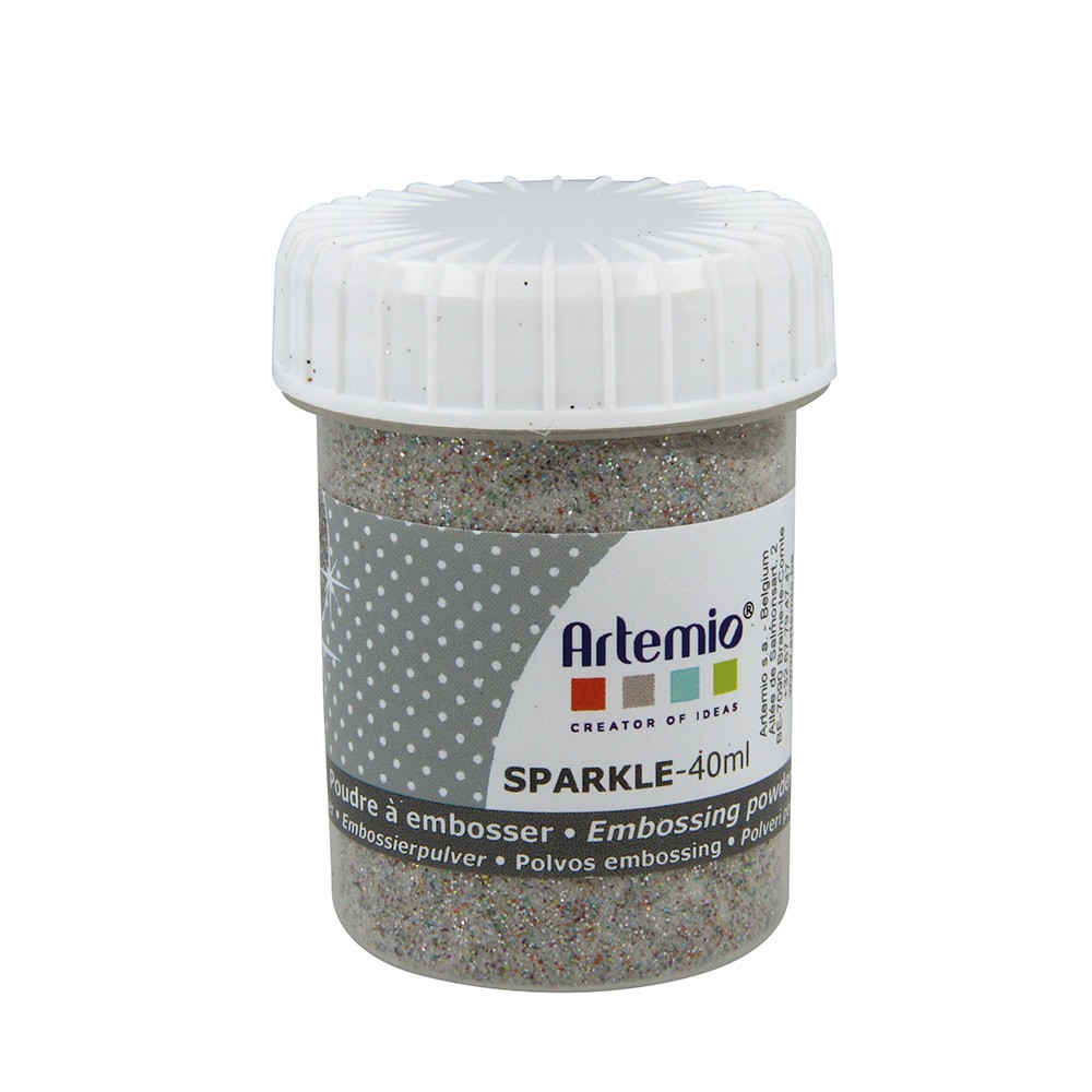 Relief poeder sparkle transparant - 40 ml - Artemio