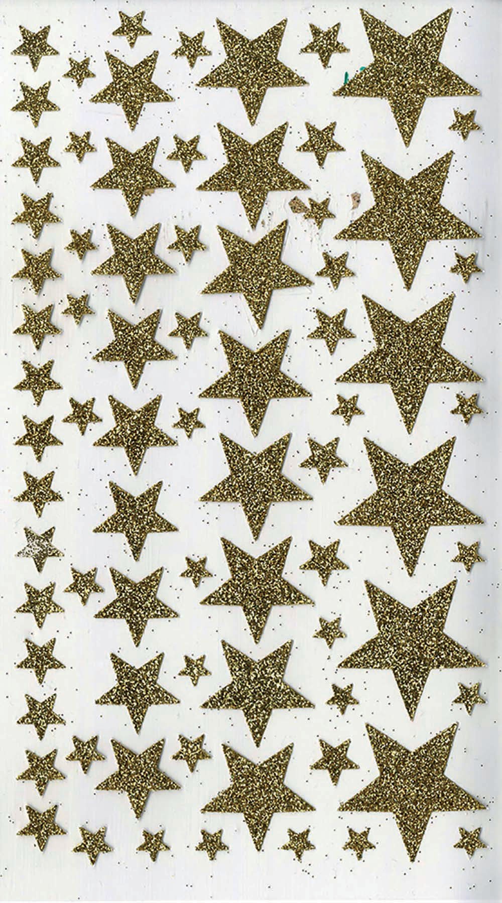 Sticker goud glitter sterren - love - Artemio
