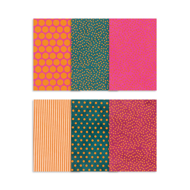 12 vellen Nepalees papier   - Artemio