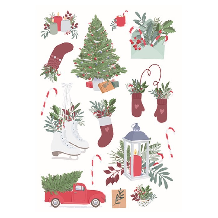 Transferstickers Xmas time - Artemio