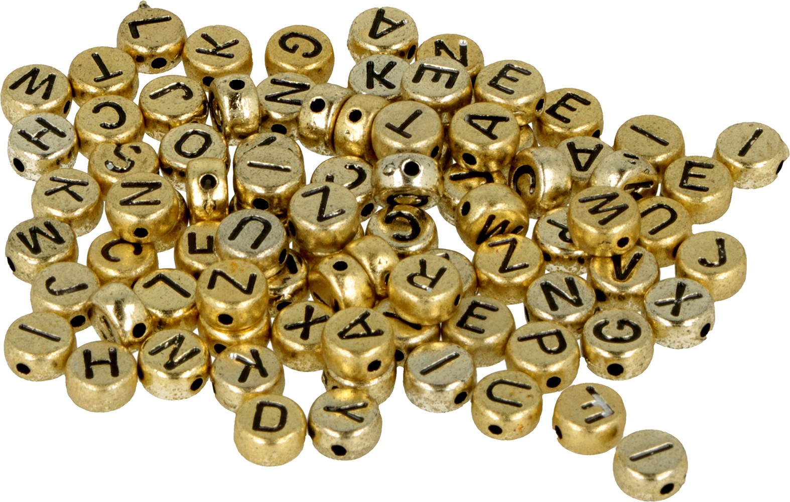 300 perles alphabet plastique 6 mm - Artemio