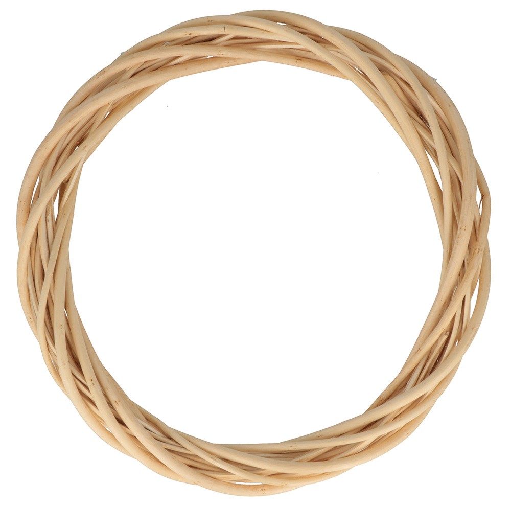 Couronne 30 cm - osier - Artemio