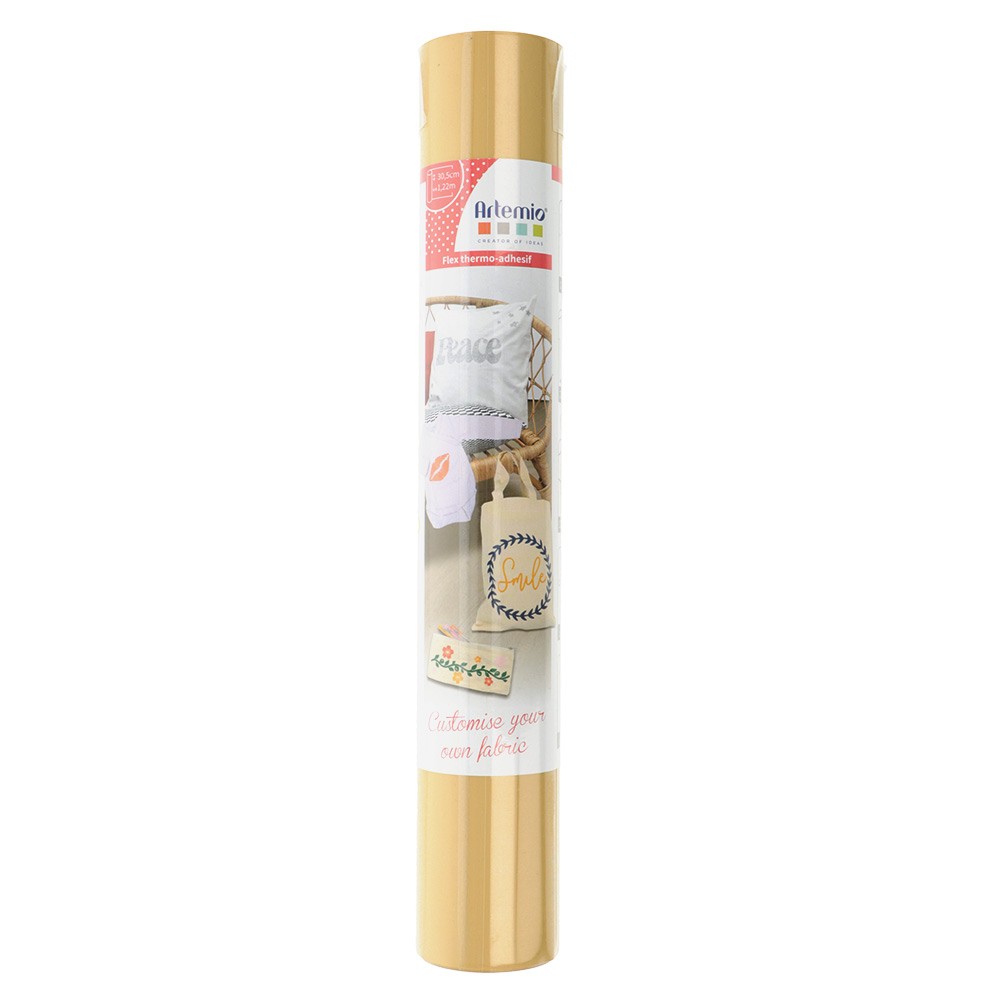 Rouleau flex rich gold - 30,5 cm x 1,22 m - Artemio
