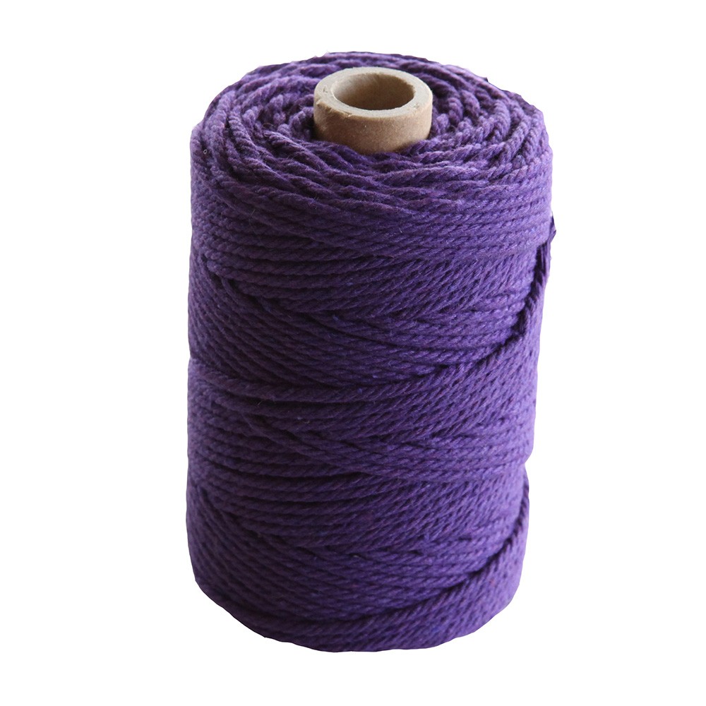 Corde coton violet - 70 m x 2,2 mm - Artemio