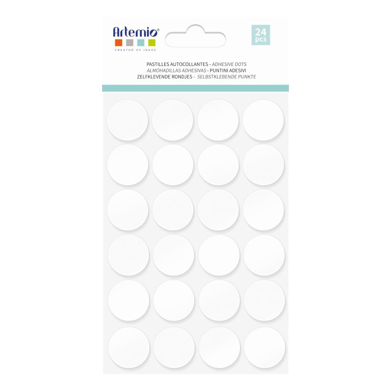 24 dubbelzijdige stickers - Artemio