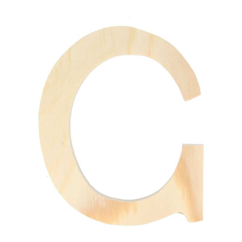 Letter C - 11.5 cm - hout - Artemio