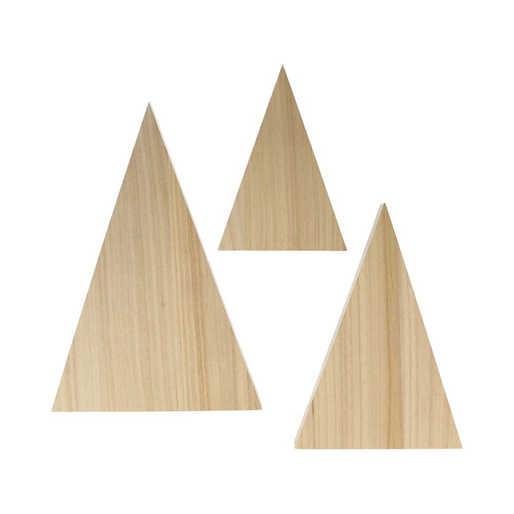 3 triangles - bois - Artemio