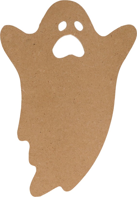 Silhouet spook - 15x10,5 cm - MDF -  Silhwood