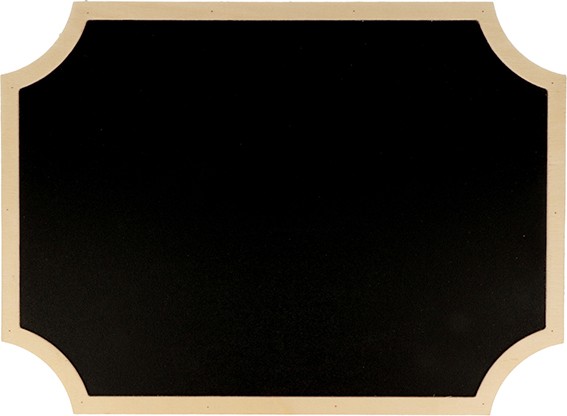 Tableau noir étiquette 22x30 cm - Artemio