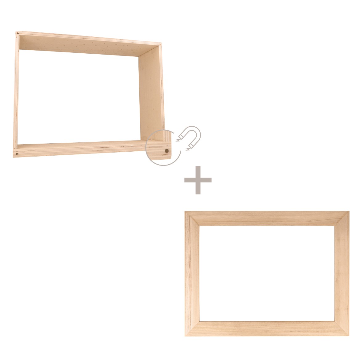 Vitrine 39x29x12,5 cm - hout - Artemio
