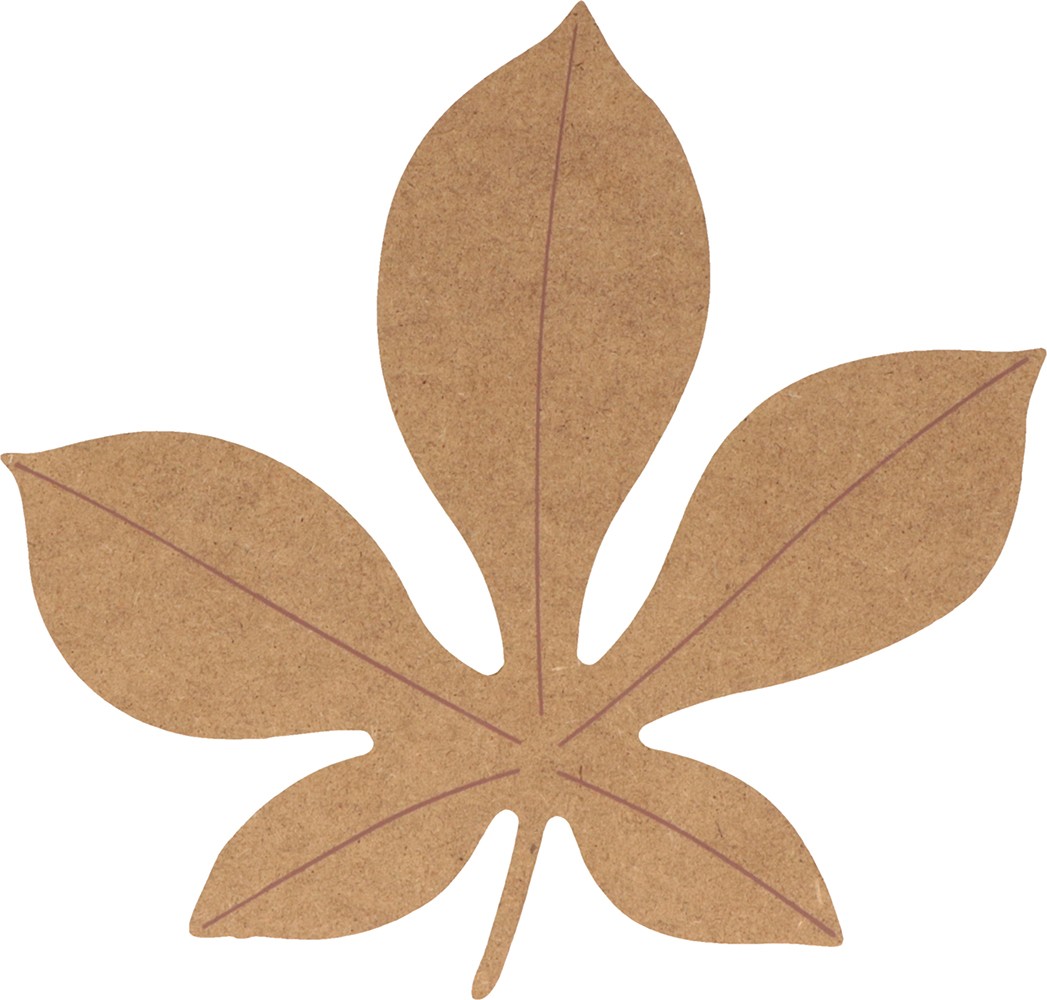 Silhouet blad 14,5x15 cm - MDF - Silhwood