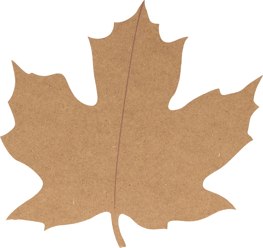 Silhouet blad 14,5x15 cm - MDF - Silhwood