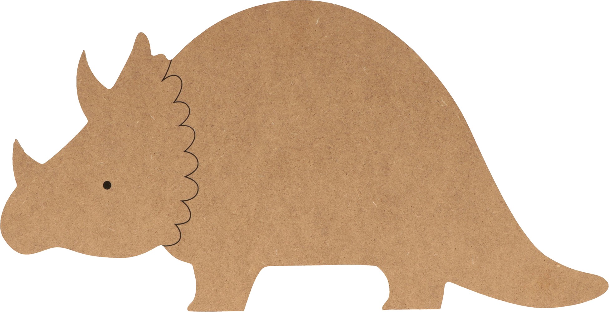 Silhouet dinosaurus 15x29 cm - MDF - Silhwood