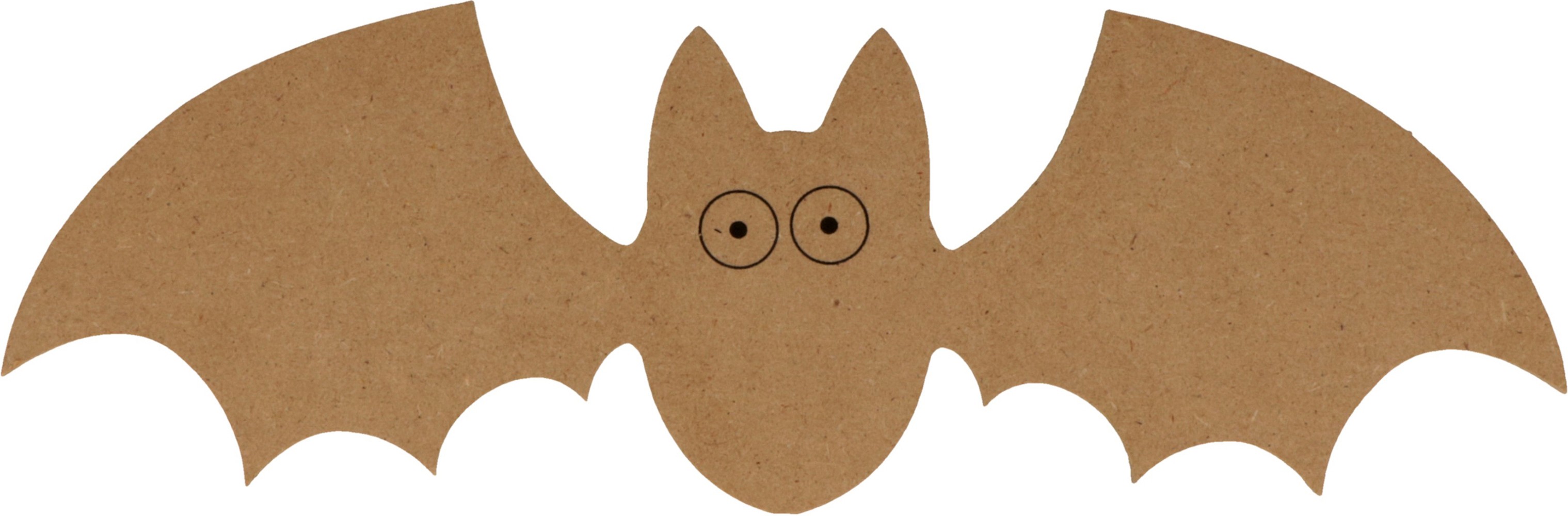 Silhouet vleermuis 8x25 cm - MDF - Silhwood