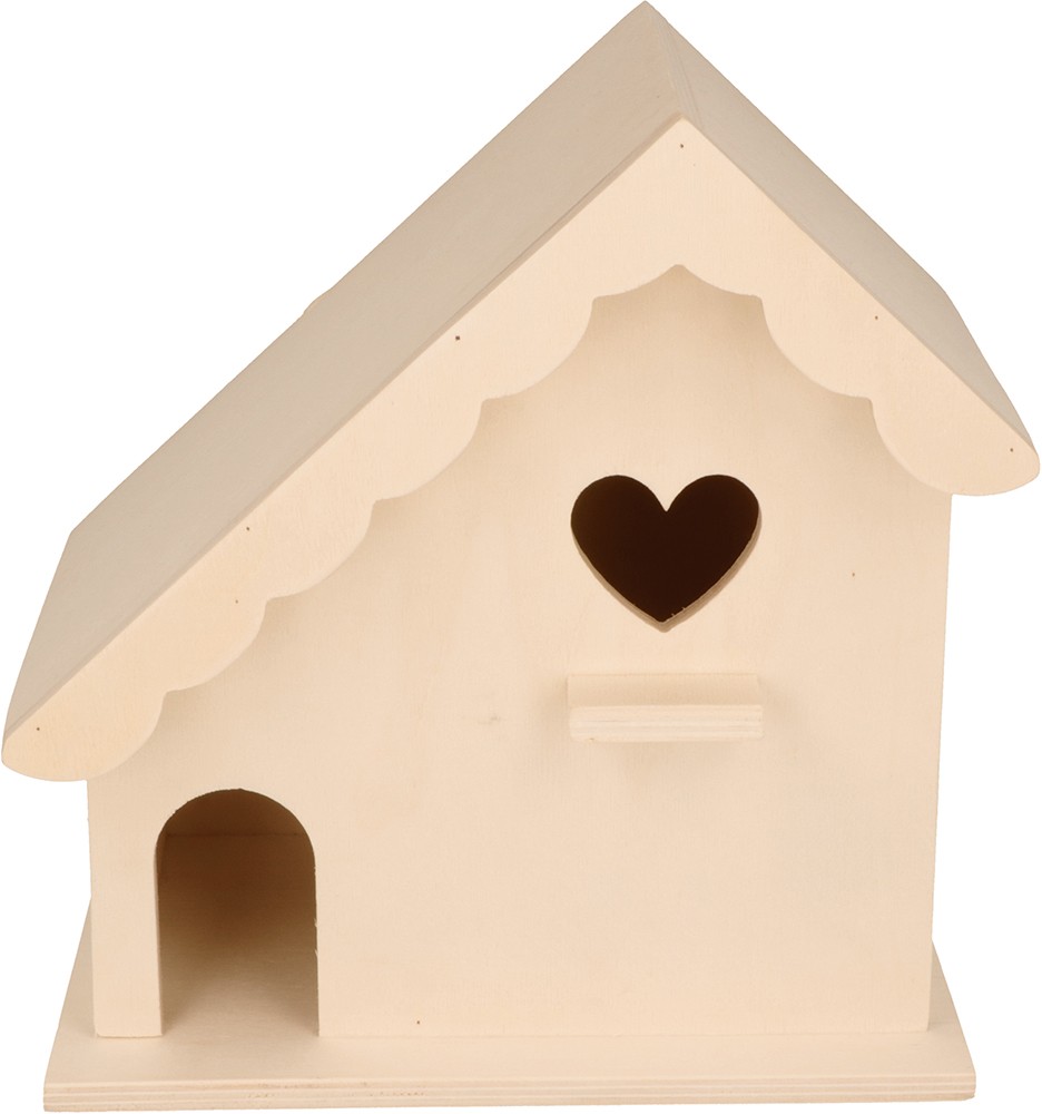 Houten nestkastje 21x21,5 cm -  Artemio
