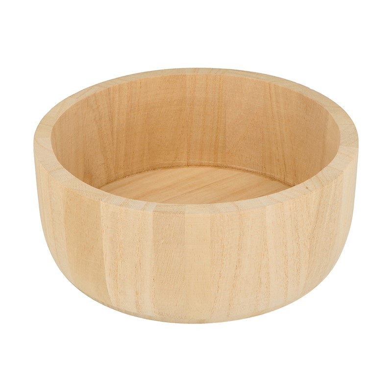 Pot rond 17 cm hout - Artemio