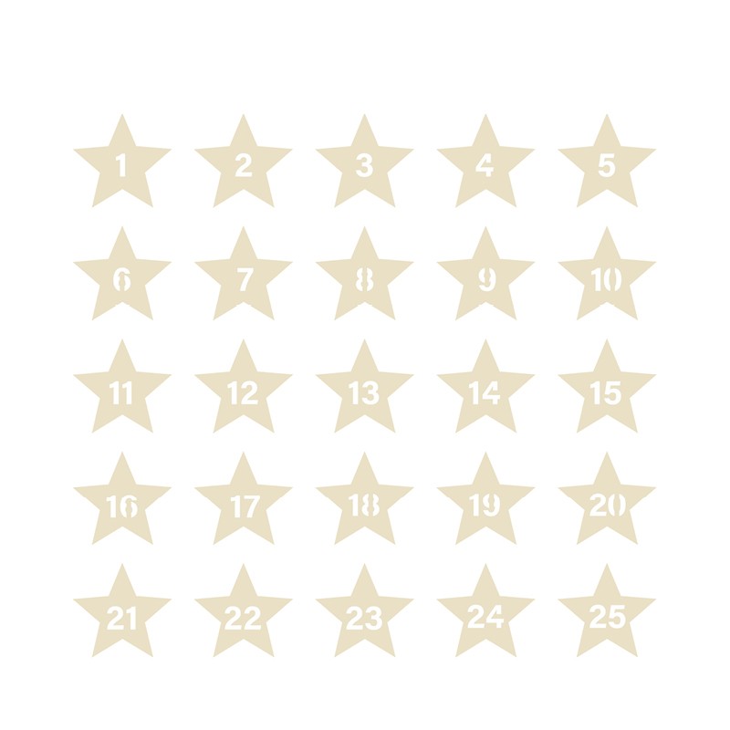 30 silhouetten cijfers - Artemio