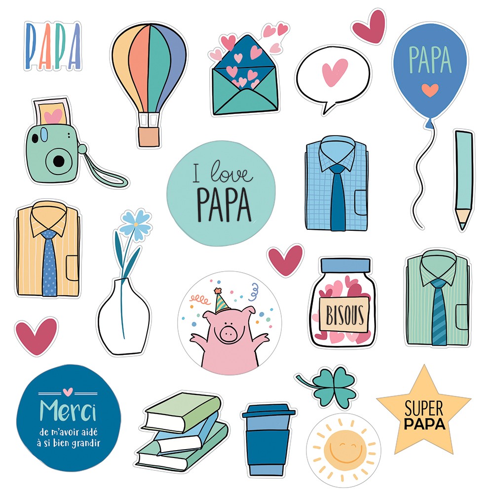 Die-cuts papa mama - Artemio
